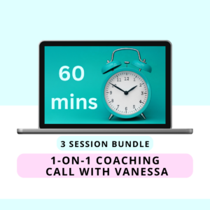 1 on 1 Coaching Call- Three 60 min sessions